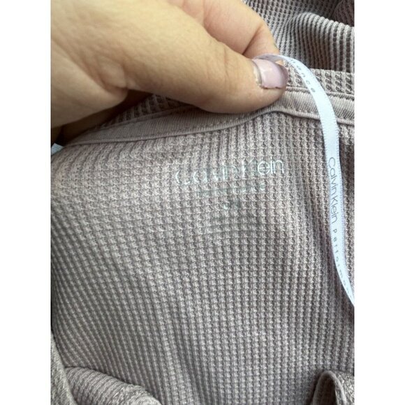 Calvin Klein Women's Performance Keyhole Top, Evening Sand NWT Size L - Picture 10 of 11